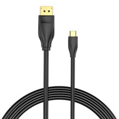 Vention CGYBG, USB-C - DisplayPort, 1.5 m цена и информация | Кабели и провода | pigu.lt