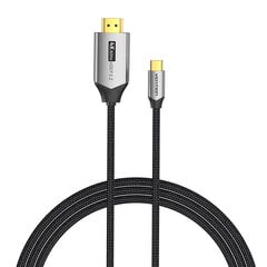 Vention CRBBG, USB-C - HDMI, 1.5 m kaina ir informacija | Kabeliai ir laidai | pigu.lt