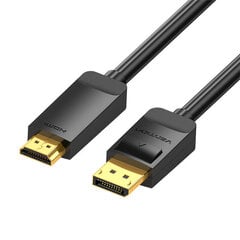Vention HAGBH, DisplayPort - HDMI, 2 m kaina ir informacija | Kabeliai ir laidai | pigu.lt