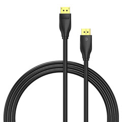 HD DisplayPort 1.4 8K Cable 3m Vention HCDBI (Black) цена и информация | Кабели и провода | pigu.lt