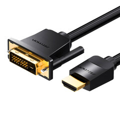 Vention ABFBJ, HDMI - DVI, 5 м цена и информация | Кабели и провода | pigu.lt