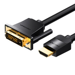 Vention ABFBJ, HDMI - DVI, 5 m kaina ir informacija | Kabeliai ir laidai | pigu.lt