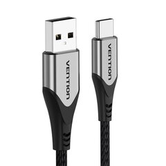 USB 2.0 A to USB-C 3A Cable Vention CODHI 3m Gray цена и информация | Кабели для телефонов | pigu.lt