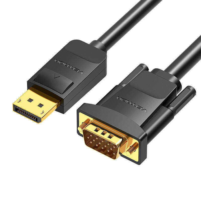 Vention HBLBI, DisplayPort - VGA, 3 m цена и информация | Kabeliai ir laidai | pigu.lt