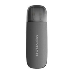 2-in-1 USB 2.0 A (SD+TF) Memory Card Reader Vention CLEB0 (black) цена и информация | Адаптеры, USB-разветвители | pigu.lt
