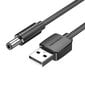 Vention USB/DC 5.5mm , 1.5 m kaina ir informacija | Kabeliai ir laidai | pigu.lt