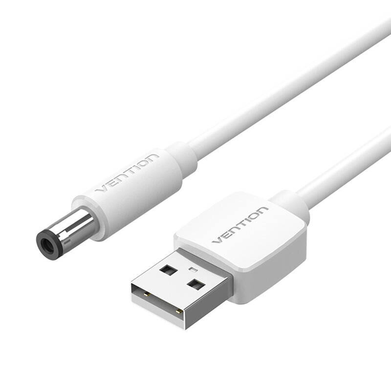 Vention USB/DC 5.5mm , 0.5 m цена и информация | Kabeliai ir laidai | pigu.lt