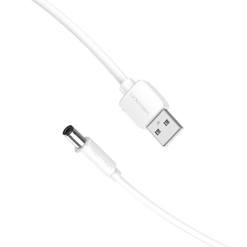 Vention USB/DC 5.5mm , 1 m kaina ir informacija | Kabeliai ir laidai | pigu.lt