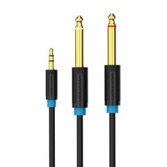 Vention BACBH, 3.5mm TRS Male to 2x 6.35mm Male, 2m цена и информация | Кабели и провода | pigu.lt