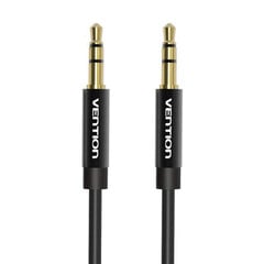 Braided 3.5mm Audio Cable 1m Vention BAGBF Black цена и информация | Кабели и провода | pigu.lt