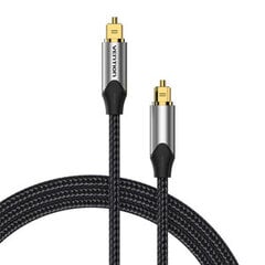 Optical Audio Cable 3m Vention BAVHI Gray цена и информация | Кабели и провода | pigu.lt