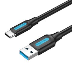 USB 3.0 A to USB-C Cable Vention COZBG 1.5m Black PVC цена и информация | Кабели для телефонов | pigu.lt