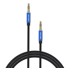 3.5mm Audio Cable 0.5m Vention BAWLD Black цена и информация | Кабели и провода | pigu.lt