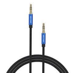 3.5mm Audio Cable 2m Vention BAWLH Black цена и информация | Кабели и провода | pigu.lt