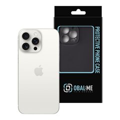 OBAL:ME Matte TPU Case for Apple iPhone 15 Pro Max Black цена и информация | Чехлы для телефонов | pigu.lt