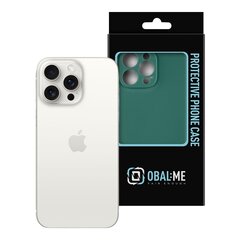 OBAL:ME Matte TPU Case for Apple iPhone 15 Pro Max Dark Green цена и информация | Чехлы для телефонов | pigu.lt