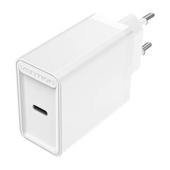 USB-C Wall Charger Vention FADW0-EU (20 W) White цена и информация | Зарядные устройства для телефонов | pigu.lt