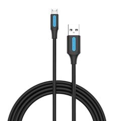 USB 2.0 A to Micro-B 3A cable 1.5m Vention COLBG black цена и информация | Кабели для телефонов | pigu.lt