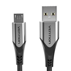 USB 2.0 A to Micro-B 3A cable 1.5m Vention COAHG gray цена и информация | Кабели для телефонов | pigu.lt