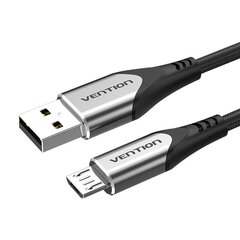 USB 2.0 A to Micro-B 3A cable 1.5m Vention COAHG gray цена и информация | Кабели для телефонов | pigu.lt