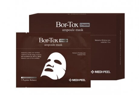 Lakštinė veido kaukė Medi-Peel Bor-Tox Peptide ampoule mask, 10x30 ml цена и информация | Veido kaukės, paakių kaukės | pigu.lt