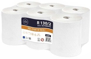 Полотенце бумажное Ellis Professional, рулон, 130м, 2 слоя, целлюлоза цена и информация | Туалетная бумага, бумажные полотенца | pigu.lt