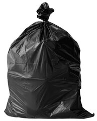Мешки для мусора МС, 360 л, 10 шт., пластик ПВД, черный сп. цена и информация | Мешки для мусора | pigu.lt