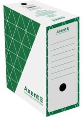Архивная коробка Axent, А4, 350х255х150мм, зеленая сп. цена и информация | Канцелярские товары | pigu.lt