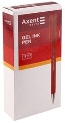 Ручка гелевая Axent Delta, толщина 0,7мм, синяя сп. цена и информация | Письменные принадлежности | pigu.lt