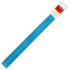 Линейка пластиковая Axent Delta, 30см, синяя, в блистере цена и информация | Канцелярские товары | pigu.lt