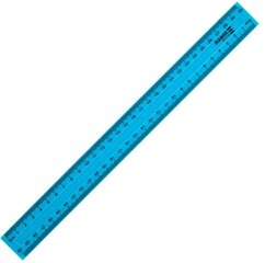 Plastikinė liniuotė Axent Delta, 30cm, mėlyna, 30 vnt. kaina ir informacija | Kanceliarinės prekės | pigu.lt