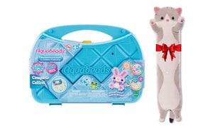 Vandens kamuoliai Water Beads ir Pliušinė pagalvė Katė, 50 cm цена и информация | Игрушки для девочек | pigu.lt