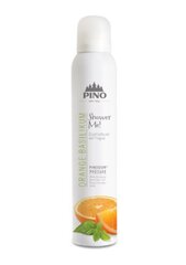 PINO prausimosi putos Shower ME – apelsinai ir basilikas, 200ml цена и информация | Масла, гели для душа | pigu.lt