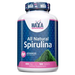 Maisto papildas Haya Labs All Natural Spirulina, 100 tabl. kaina ir informacija | Vitaminai | pigu.lt