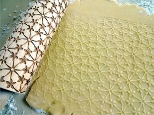 Скалка с гравировкой Лето для печенья и керамики от Algis Crafts цена и информация | Кухонная утварь | pigu.lt