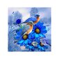 Deimantinės mozaikos rinkinys Paukščiai ant gėlės 30x30 cm kaina ir informacija | Deimantinės mozaikos | pigu.lt