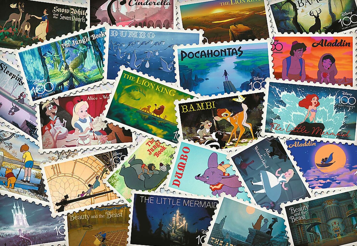 Dėlionė Trefl Prime UFT Disney pašto ženklų kolekcija, 1000d kaina ir informacija | Dėlionės (puzzle) | pigu.lt