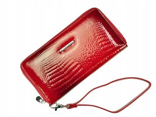 Кожаный кошелек для женщин Jennifer Jones, красный цена и информация | Женские кошельки, держатели для карточек | pigu.lt