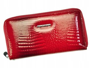 Кожаный кошелек для женщин Jennifer Jones, красный цена и информация | Женские кошельки, держатели для карточек | pigu.lt