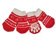 Neslystančios kojinės šunims Christmas, raudonos, įv. dydžių, 4 vnt. kaina ir informacija | Drabužiai šunims | pigu.lt