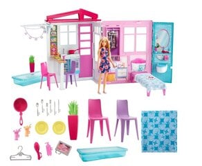 Lėlių namelis Barbie, 54,2cm kaina ir informacija | Žaislai mergaitėms | pigu.lt