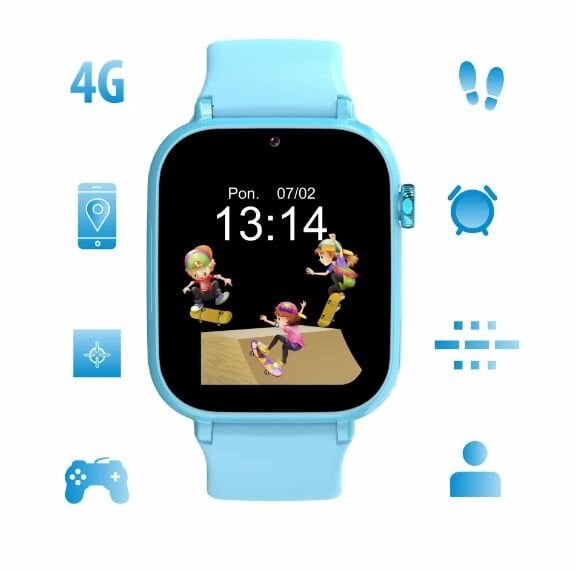 Manta Kevin Blue kaina ir informacija | Išmanieji laikrodžiai (smartwatch) | pigu.lt