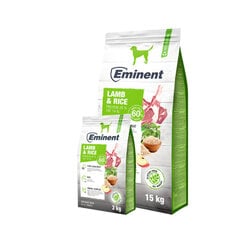 Eminent Lamb & Rice 26/14 su ėriena ir ryžiais, 3 kg kaina ir informacija | Sausas maistas šunims | pigu.lt