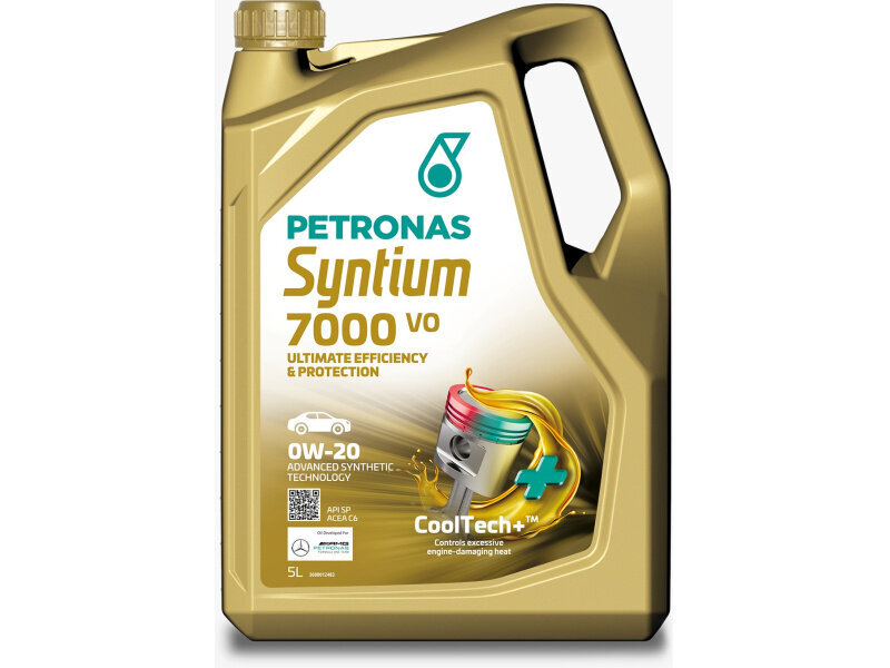 Petronas Syntium 7000 VO 0W-20 variklių alyva, 5L kaina ir informacija | Variklinės alyvos | pigu.lt