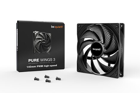 Be Quiet Pure Wings 3 PWM BL109 kaina ir informacija | Kompiuterių ventiliatoriai | pigu.lt