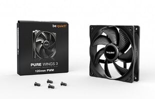 Be Quiet Pure Wings 3 PWM BL105 цена и информация | Компьютерные вентиляторы | pigu.lt