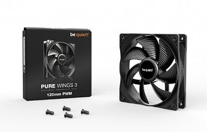 Be Quiet Pure Wings 3 PWM BL105 цена и информация | Kompiuterių ventiliatoriai | pigu.lt