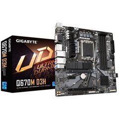 Gigabyte Q670M D3H kaina ir informacija | Pagrindinės plokštės | pigu.lt