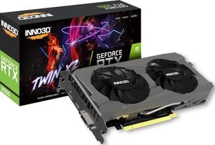 Inno3D GeForce RTX 3050 Twin X2 (N30502-08D6-1711VA41) kaina ir informacija | Vaizdo plokštės (GPU) | pigu.lt