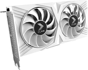 PNY GeForce RTX 4060 OC XLR8 Verto DF White Edition (VCG40608DFWXPB1-O) kaina ir informacija | Vaizdo plokštės (GPU) | pigu.lt